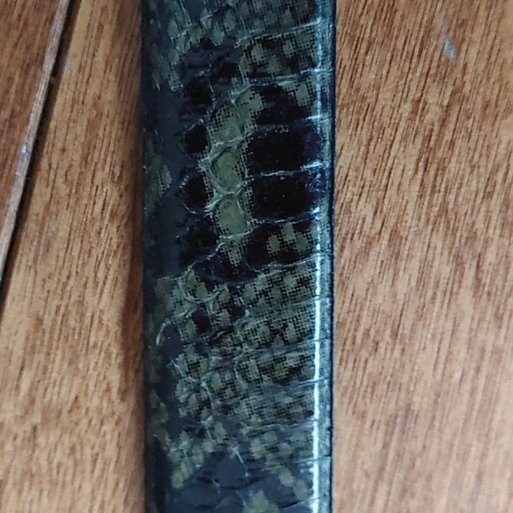 Vintage Perry Ellis Snakeskin Belt M - Picture 8 of 10